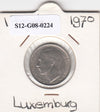 S12-G08-0224 Luxemburg 1 franc 1970  VF KM55