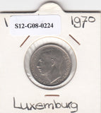 S12-G08-0224 Luxemburg 1 franc 1970  VF KM55