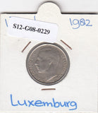 S12-G08-0229 Luxemburg 1 franc 1982  XF KM55
