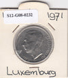 S12-G08-0232 Luxemburg 10 franc 1971  XF KM57