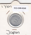 S12-G08-0268 Japan 1 Yen 1974 YEAR 49 VF Y74