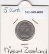 S12-G09-0081 Nieuw-Zeeland 5 cent 1967  VF KM34