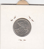 S12-G09-0081 Nieuw-Zeeland 5 cent 1967  VF KM34