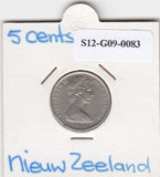 S12-G09-0083 Nieuw-Zeeland 5 cent 1970  VF KM34