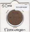 S12-G09-0109 Noorwegen 5 ore 1953  VF KM400