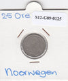 S12-G09-0125 Noorwegen 25 0re 1972  VF KM407