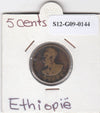 S12-G09-0144 Ethiopië 5 santem 1944  VF KM33