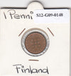 S12-G09-0148 Finland 1 penni 1963  VF+ KM44