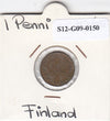 S12-G09-0150 Finland 1 penni 1965  VF KM44