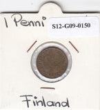 S12-G09-0150 Finland 1 penni 1965  VF KM44