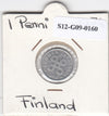 S12-G09-0160 Finland 1 penni 1974  VF KM44a