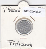 S12-G09-0160 Finland 1 penni 1974  VF KM44a