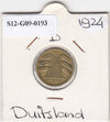 S12-G09-0193 Duitsland 5 rentepfennig 1924 D VF KM32