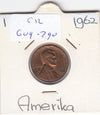 S12-G09-0290 Verenigde Staten 1 cent 1962 D KM# 201 VF Lincoln Cent