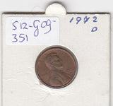 S12-G09-0351 Verenigde Staten 1 cent 1972 D KM# 201 VF Lincoln Cent