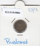 S12-G10-0004 Rusland 1 kopek 1973   VF Y126a