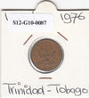 S12-G10-0087 Trinidad en Tobago 1 cent 1976   VF KM25