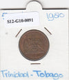 S12-G10-0091 Trinidad en Tobago 5 cent 1980   VF KM30