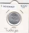 S12-G10-0127 Turkije 10 kurus 1975   UNC KM898a fao
