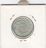 S12-G10-0142 Switzerland 1 franc 1964  XF/UNC KM# 24 zilver