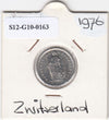 S12-G10-0163 Switzerland 1/2 franc 1976  XF KM# 23a