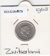 S12-G10-0178 Switzerland 10 rappen 1968  VF KM# 27