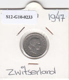 S12-G10-0233 Switzerland 5 rappen 1947  VF KM# 26