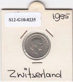 S12-G10-0235 Switzerland 5 rappen 1955  VF KM# 26