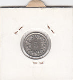 S12-G10-0238 Switzerland 5 rappen 1959  VF KM# 26