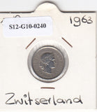 S12-G10-0240 Switzerland 5 rappen 1963  VF KM# 26