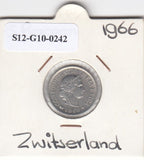 S12-G10-0242 Switzerland 5 rappen 1966  VF/XF KM# 26