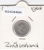 S12-G10-0244 Switzerland 5 rappen 1968  VF/XF KM# 26