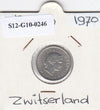 S12-G10-0246 Switzerland 5 rappen 1970  VF/XF KM# 26