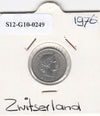 S12-G10-0249 Switzerland 5 rappen 1976  VF/XF KM# 26
