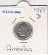 S12-G11-0048 Verenigde staten Dime 1973 D VF KM195A