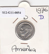 S12-G11-0054 Verenigde staten Dime 1976 D VF/XF KM195A