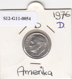 S12-G11-0054 Verenigde staten Dime 1976 D VF/XF KM195A
