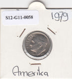 S12-G11-0058 Verenigde staten Dime 1979   VF/XF KM195A