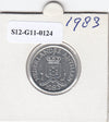 S12-G11-0124 Antillen 2 1/2 cent 1983  XF+ KM9a