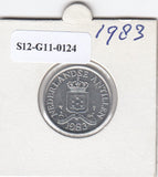 S12-G11-0124 Antillen 2 1/2 cent 1983  XF+ KM9a