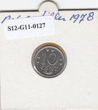 S12-G11-0127 Antillen 10 cent 1978  VF KM10