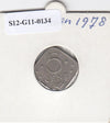 S12-G11-0134 Antillen 5 cent 1978  VF KM13