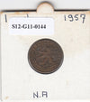 S12-G11-0144 Antillen 1 cent 1957  VF KM1