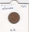 S12-G11-0146 Antillen 1 cent 1961  XF KM1
