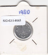 S12-G11-0165 Antillen 1 cent 1980  UNC KM8a