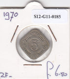 S12-G11-0185 Antillen 5 cent 1970  VF KM6
