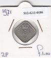 S12-G11-0186 Antillen 5 cent 1971  VF/XF KM13