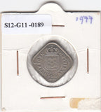 S12-G11-0189 Antillen 5 cent 1977  XF KM13