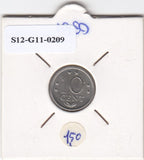S12-G11-0209 Antillen 10 cent 1980  XF/UNC KM10