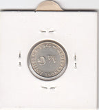 S12-G11-0215 Antillen 1/4 gulden 1963  UNC KM4 zilver